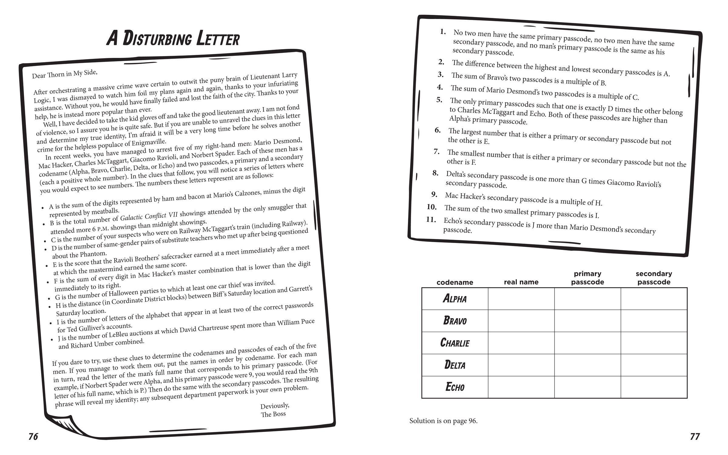 Beispielinhalt (Bild) The Puzzle Files of Larry Logic