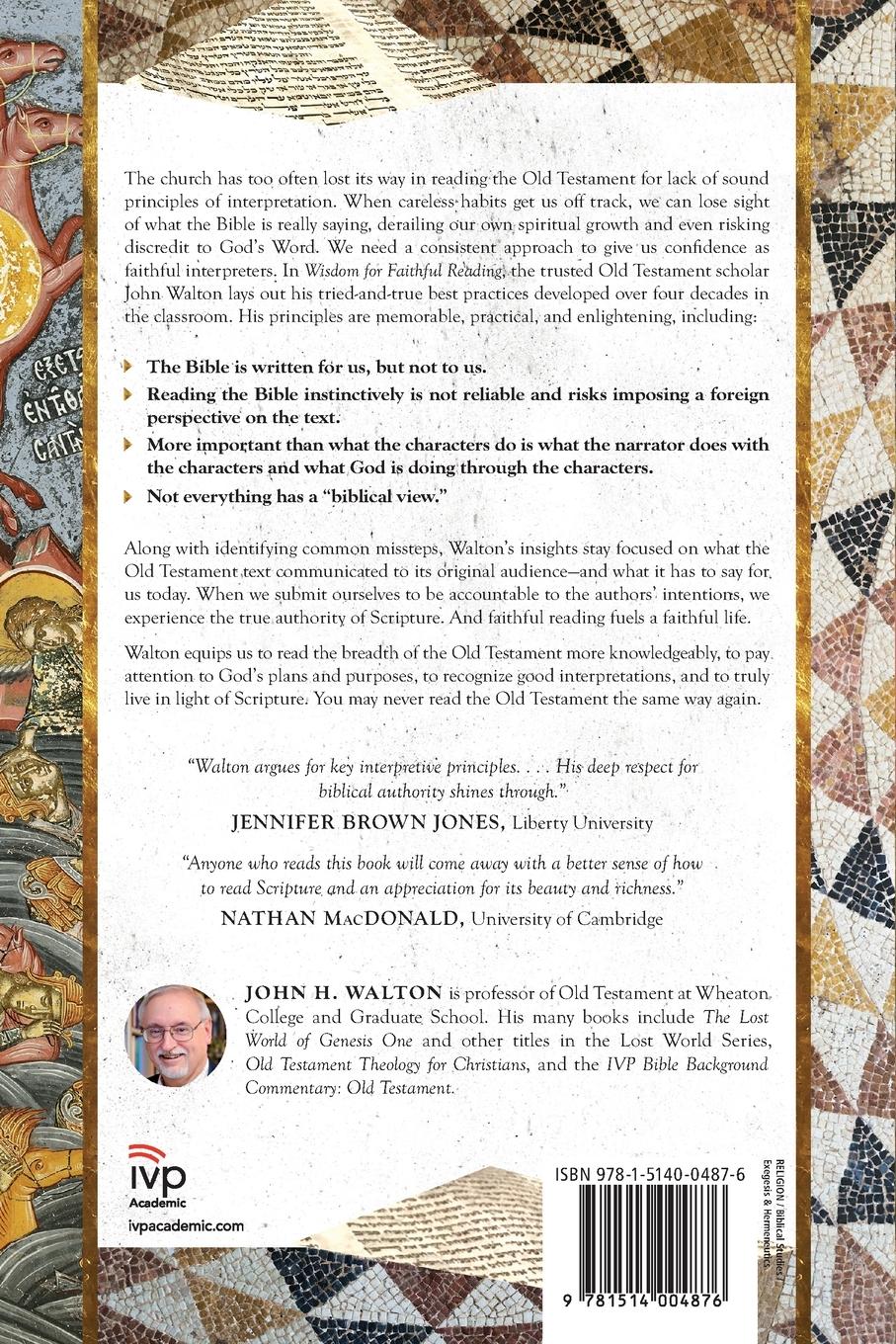 Rückseitencover Wisdom for Faithful Reading