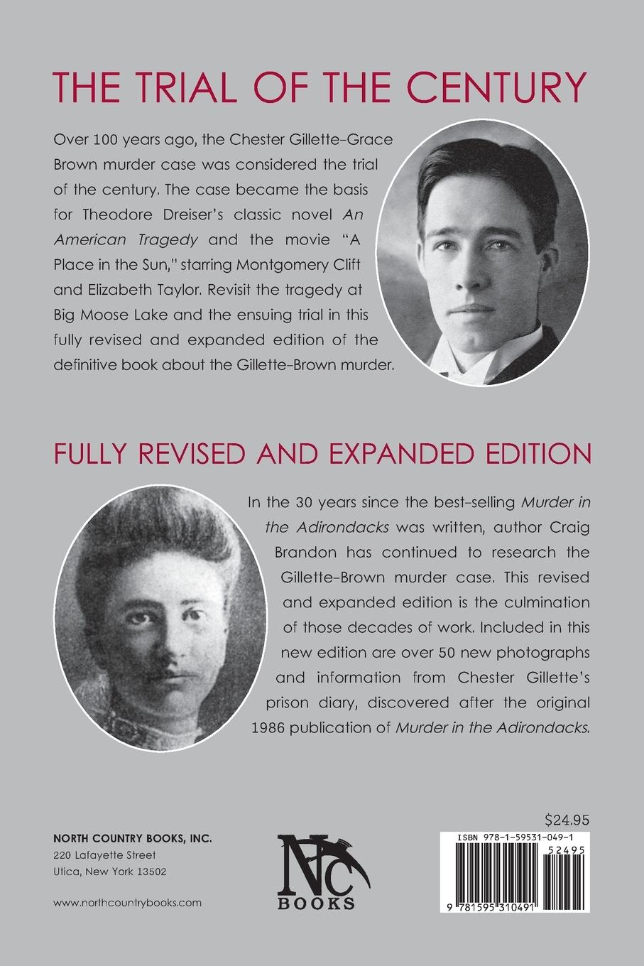 Rückseitencover Murder In The Adirondacks