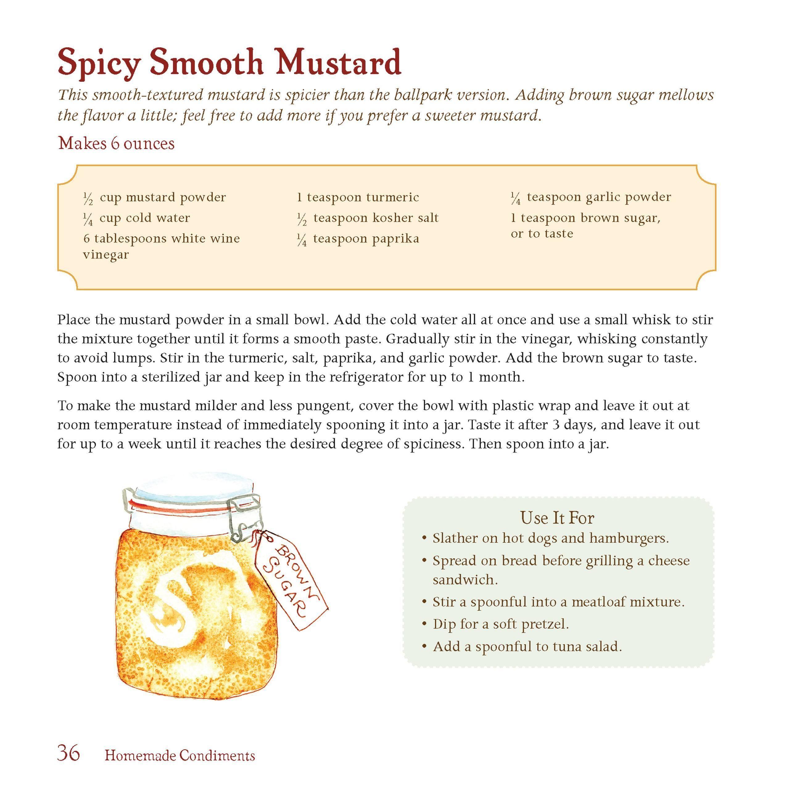 Beispielinhalt (Bild) Homemade Condiments