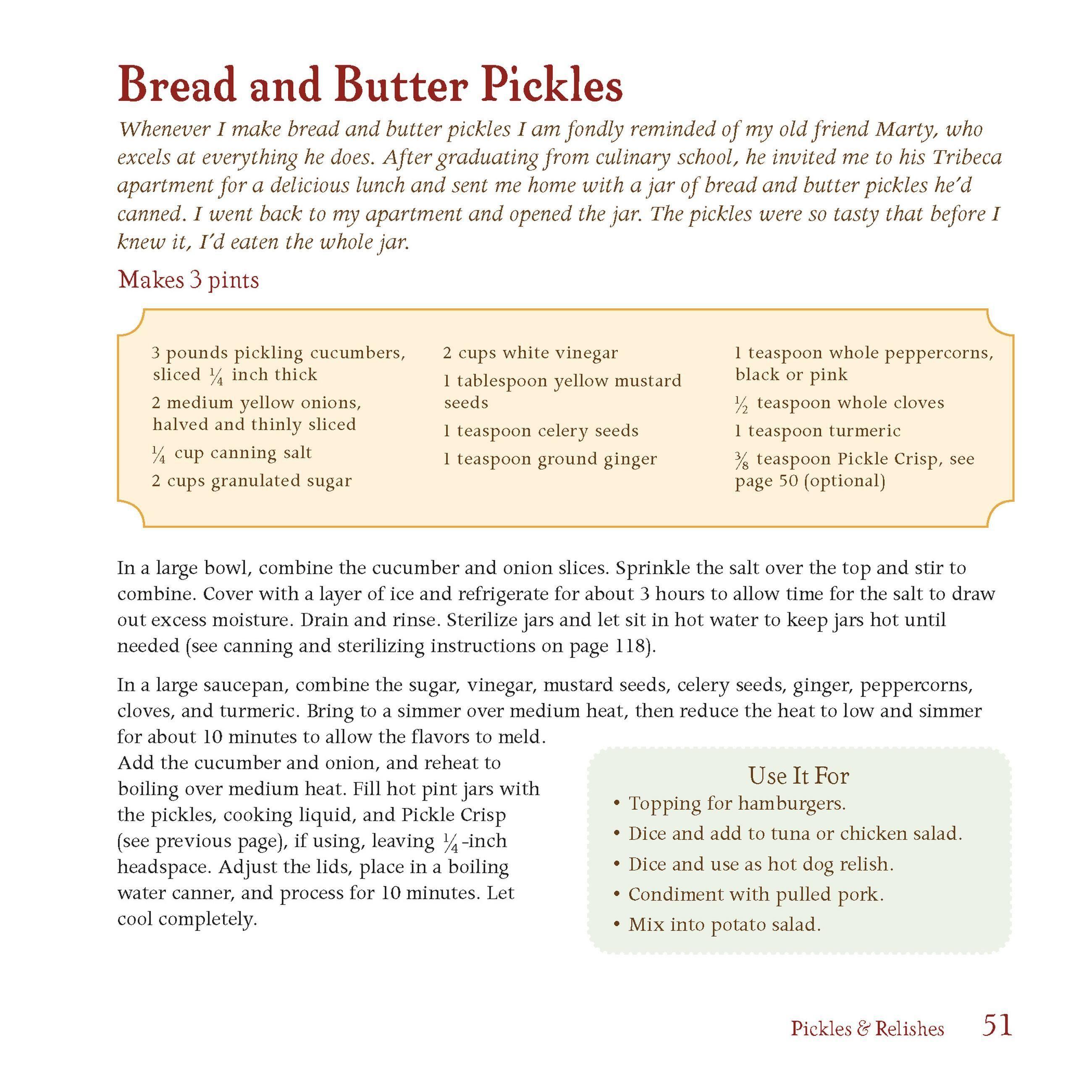 Beispielinhalt (Bild) Homemade Condiments