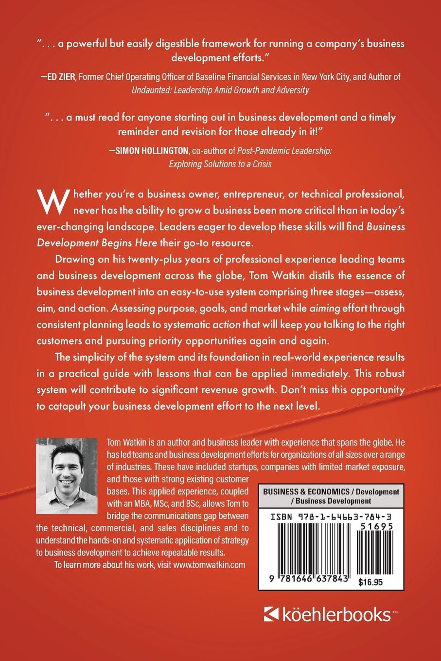 Rückseitencover Business Development Begins Here
