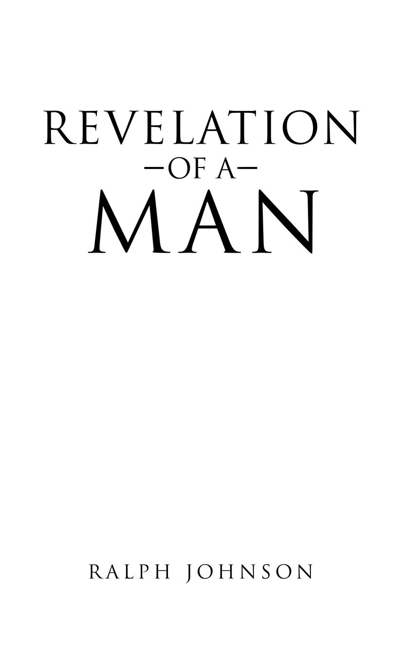 Vorderes Coverbild Revelation of a Man