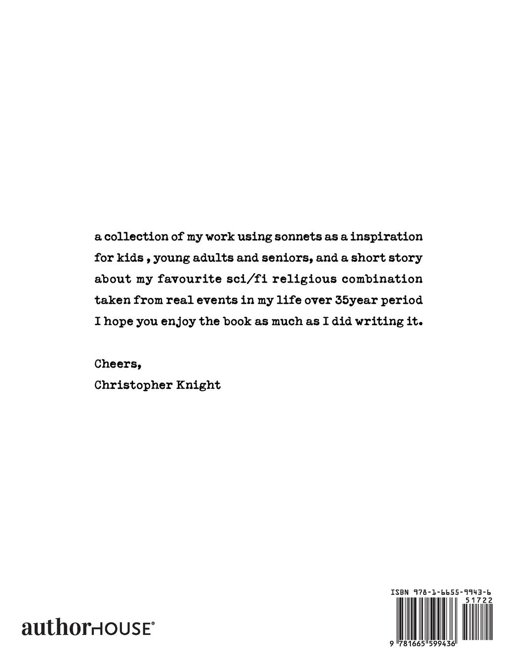 Rückseitencover Sonnet for Mum and Dad