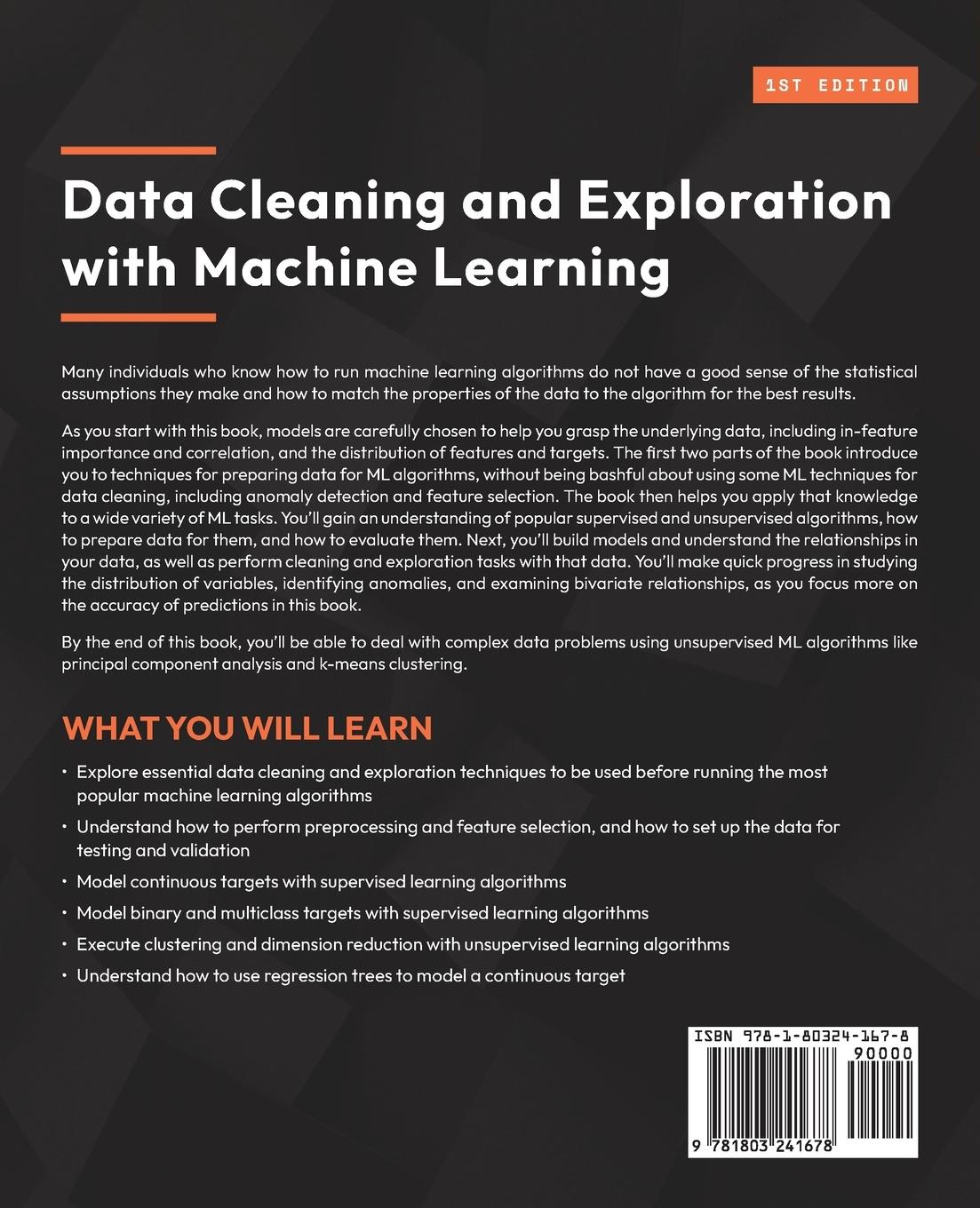 Rückseitencover Data Cleaning and Exploration with Machine Learning