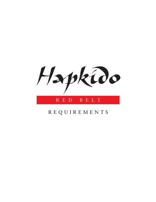 Vorderes Coverbild Hapkido: Red Belt Requirements