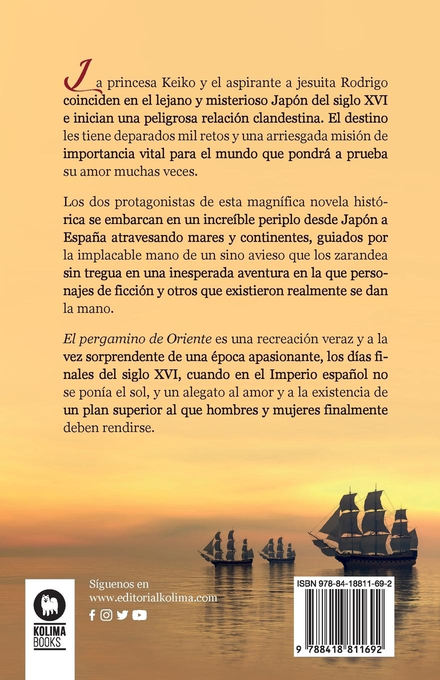 Rückseitencover El pergamino de Oriente