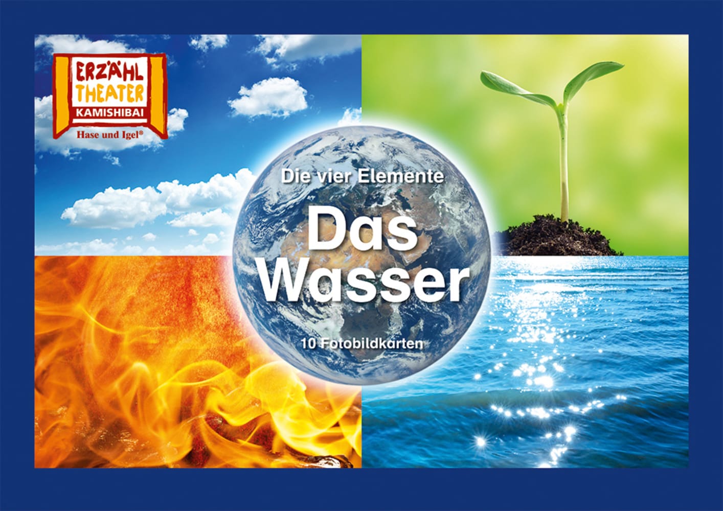 Vorderes Coverbild Die vier Elemente - Das Wasser / Kamishibai Bildkarten