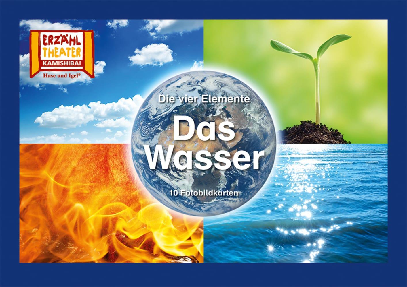 Vorderes Coverbild Die vier Elemente - Das Wasser / Kamishibai Bildkarten
