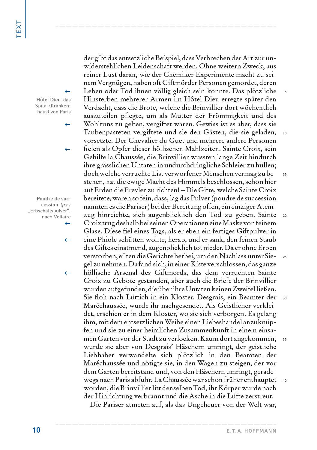 Beispielinhalt (Bild) Das Fräulein von Scuderi