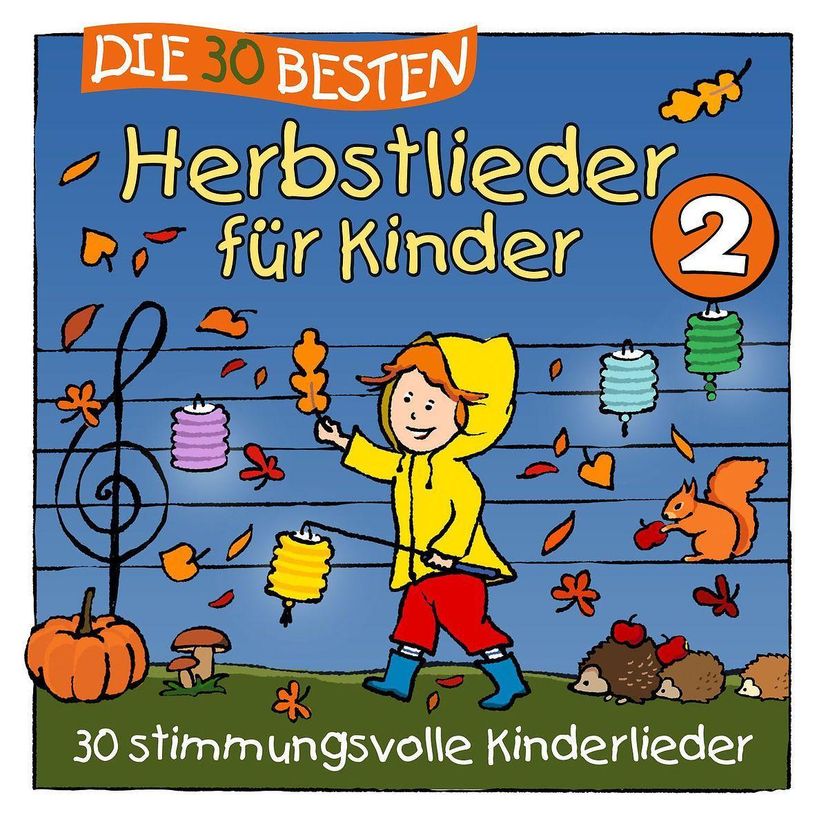 Vorderes Coverbild Die 30 besten Herbstlieder für Kinder 2