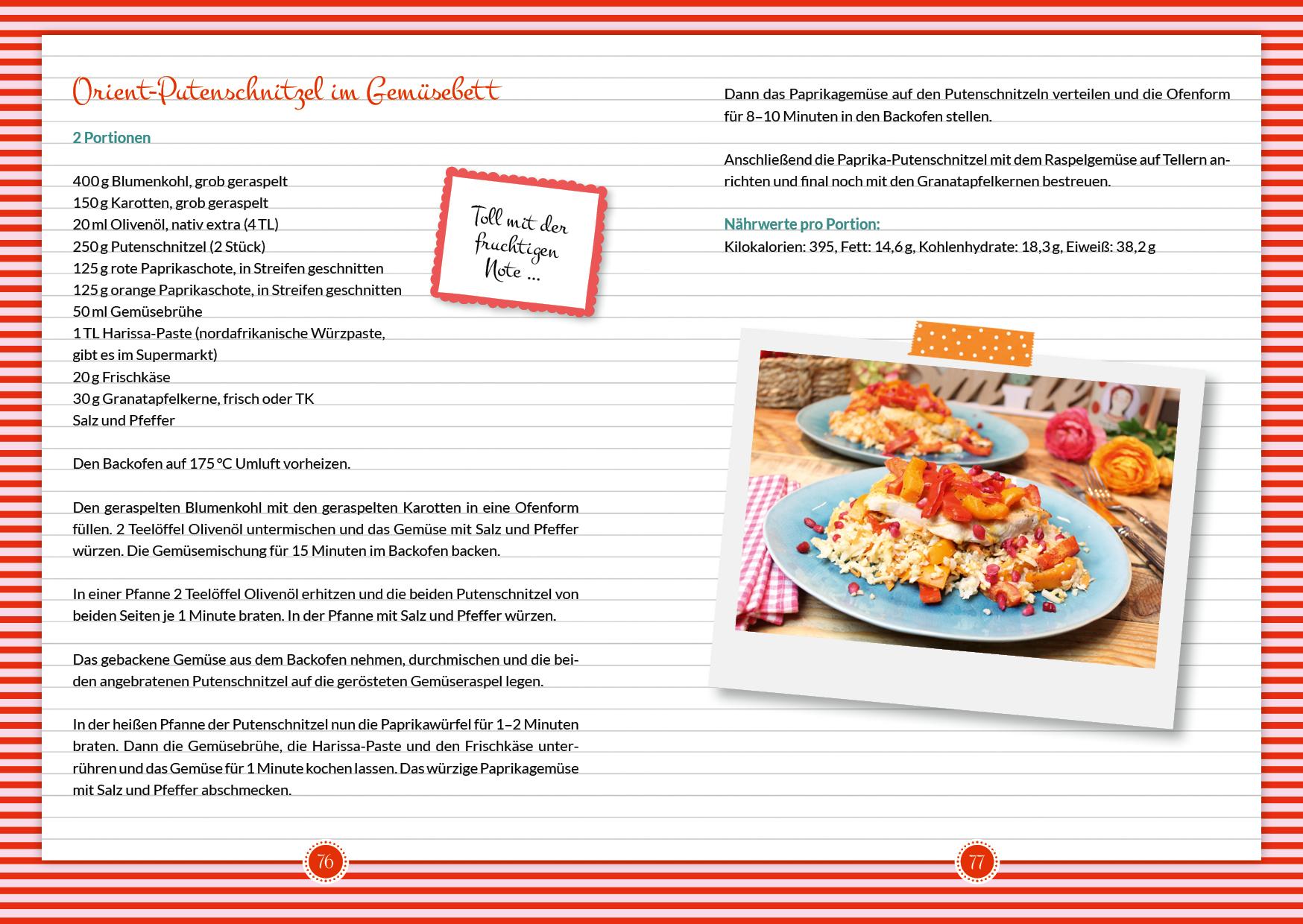 Beispielinhalt (Bild) Happy Carb: Low Carb - Low Calories