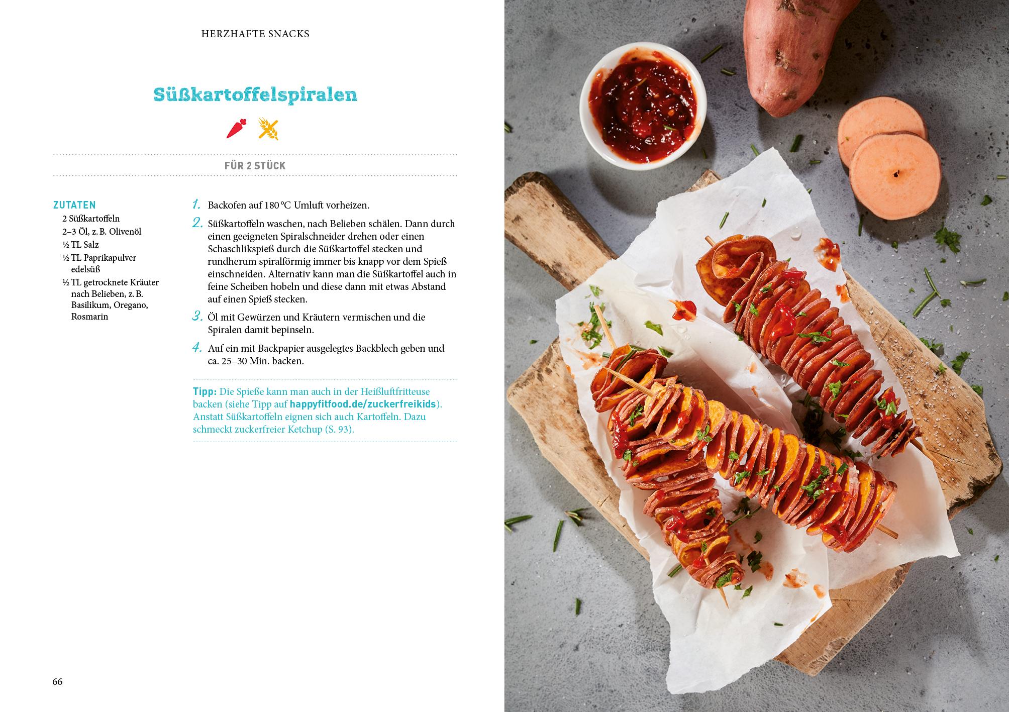 Beispielinhalt (Bild) Snacks zuckerfrei für Kinder