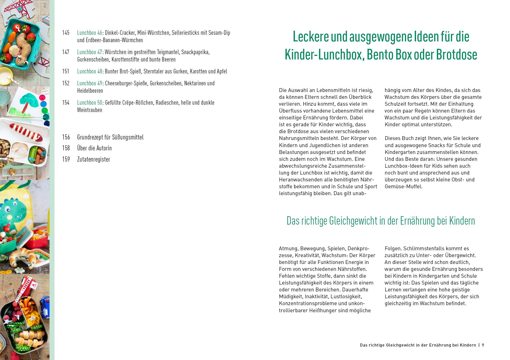 Beispielinhalt (Bild) Lunchbox für Kinder