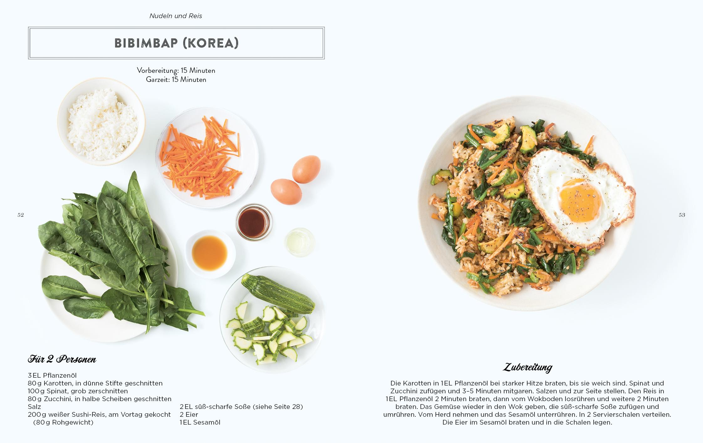 Beispielinhalt (Bild) Kochen mit dem Wok