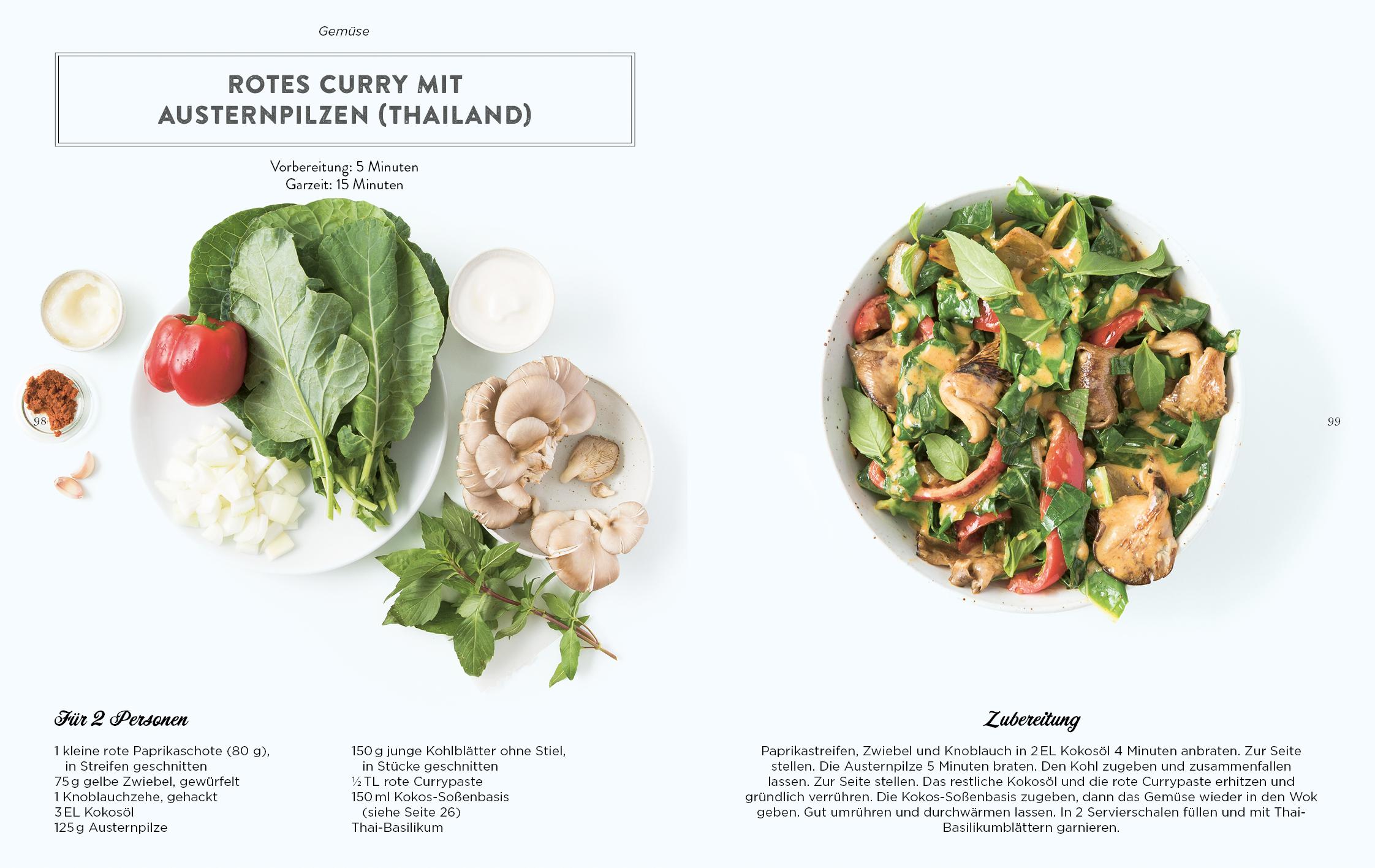 Beispielinhalt (Bild) Kochen mit dem Wok