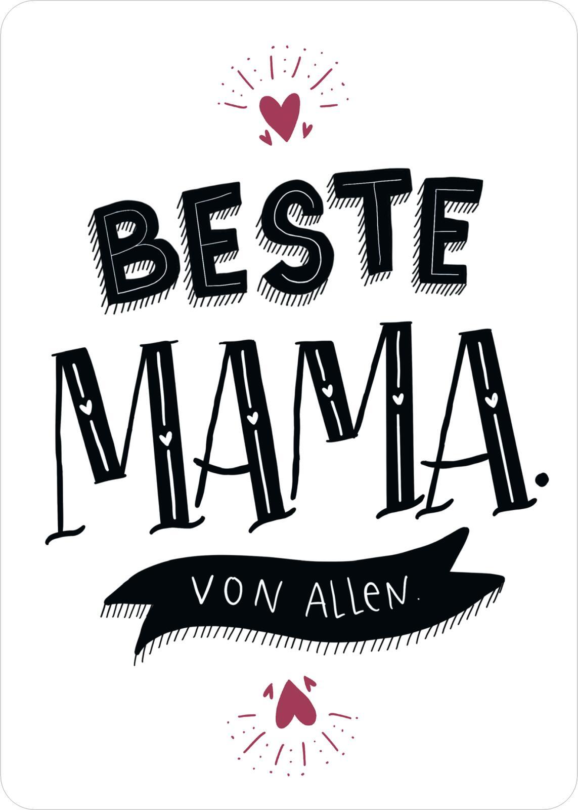 Beispielinhalt (Bild) Beste Mama. Von allen.