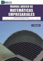 Vorderes Coverbild MANUAL BASICO DE MATEMATICAS EMPRESARIALES