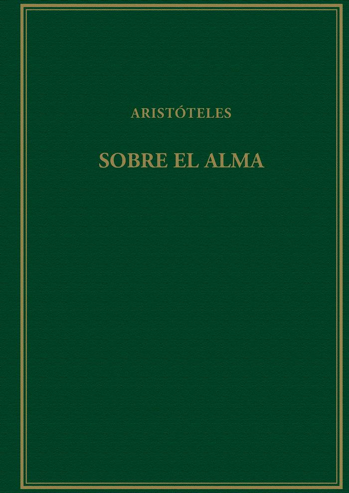 Vorderes Coverbild Sobre el alma