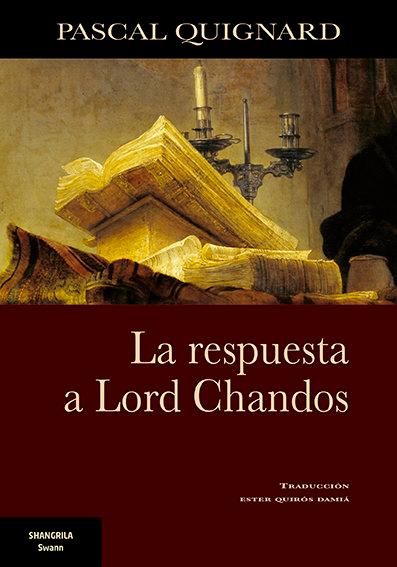 Vorderes Coverbild La respuesta a Lord Chandos