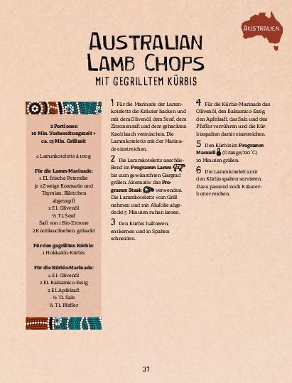 Beispielinhalt (Bild) OPTImal International. OptiGrill Kochbuch