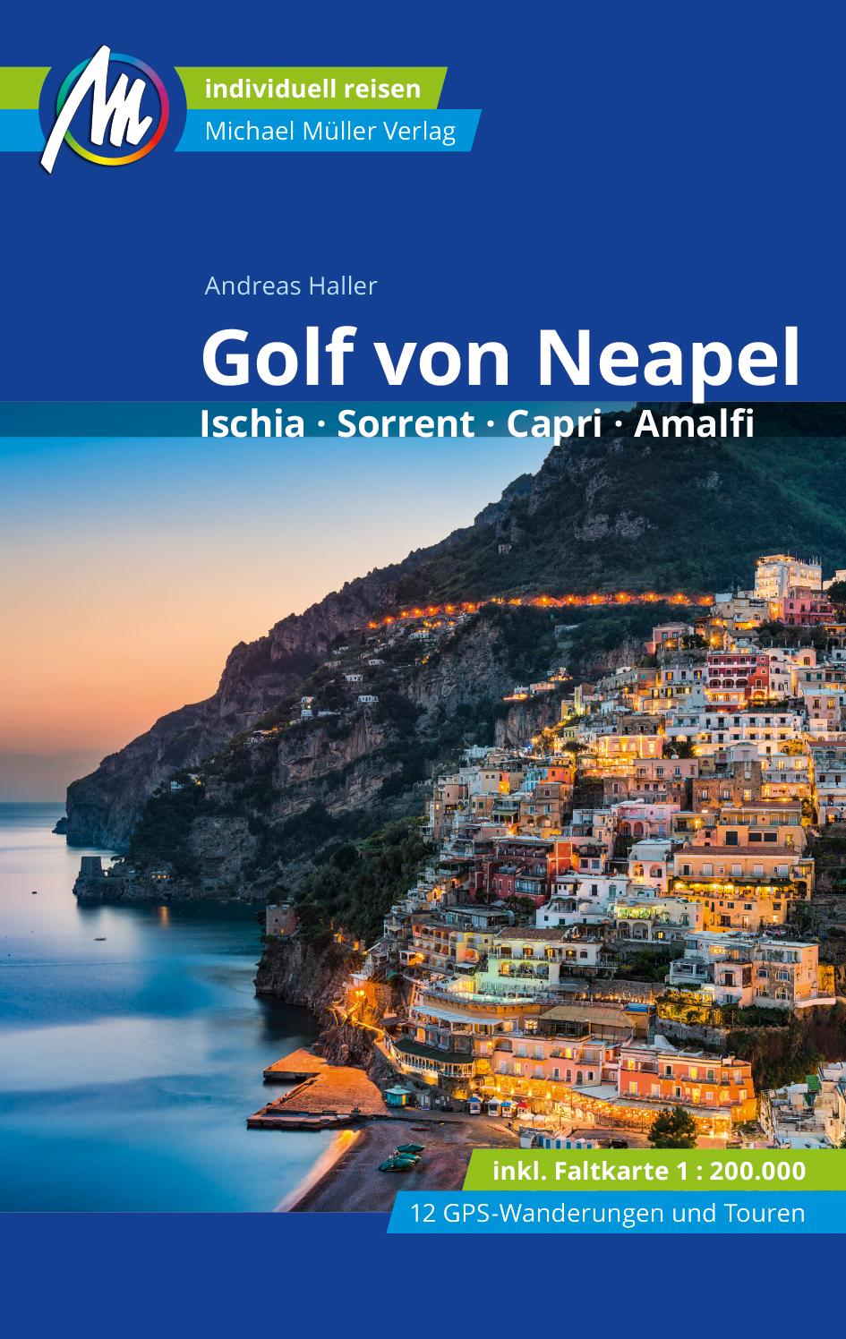Vorderes Coverbild Golf von Neapel Reiseführer Michael Müller Verlag