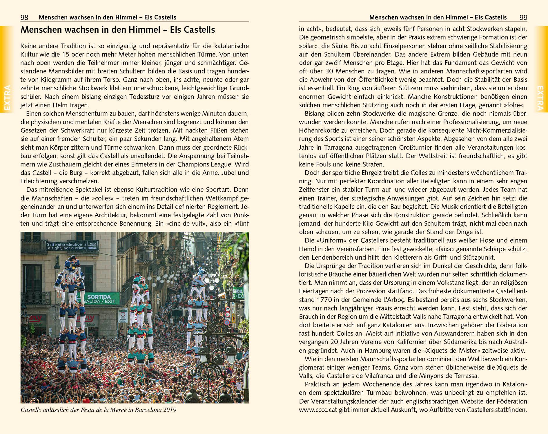 Beispielinhalt (Bild) TRESCHER Reiseführer Katalonien