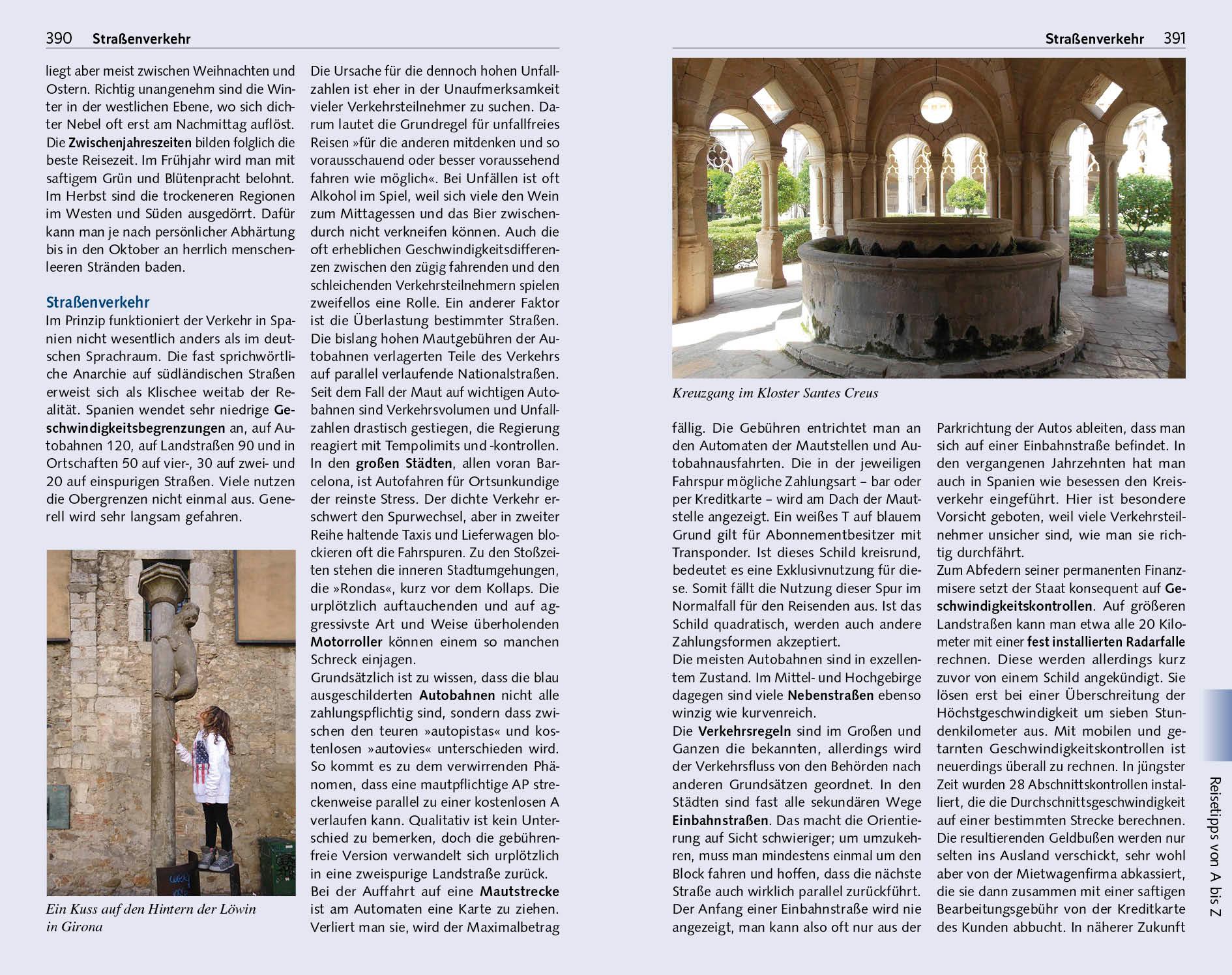 Beispielinhalt (Bild) TRESCHER Reiseführer Katalonien