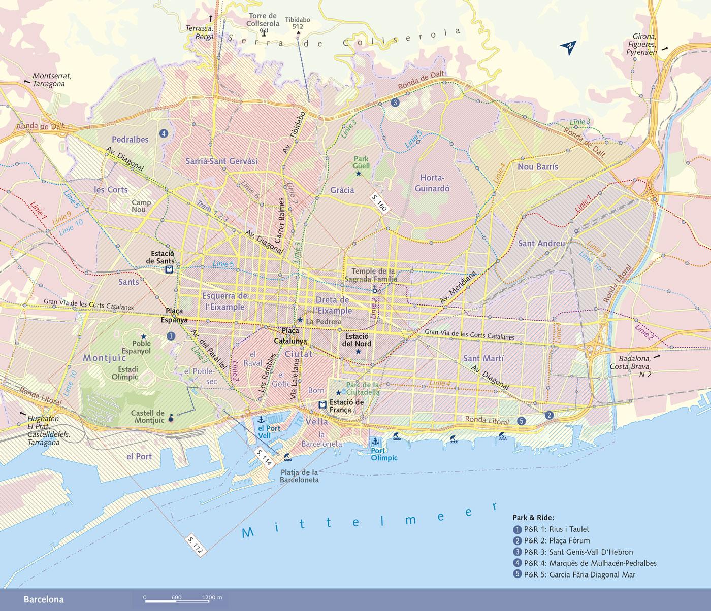 Beispielinhalt (Bild) TRESCHER Reiseführer Katalonien