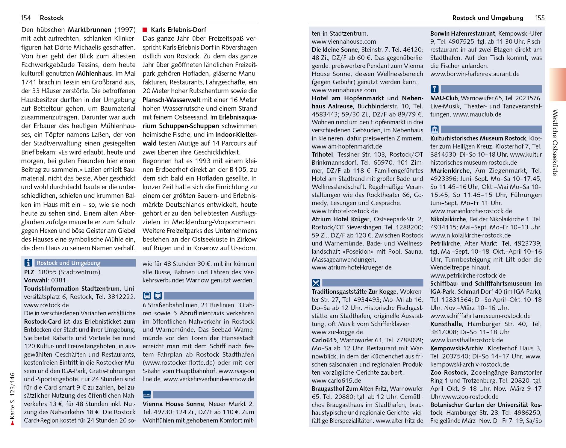 Beispielinhalt (Bild) TRESCHER Reiseführer Ostseeküste Mecklenburg-Vorpommern