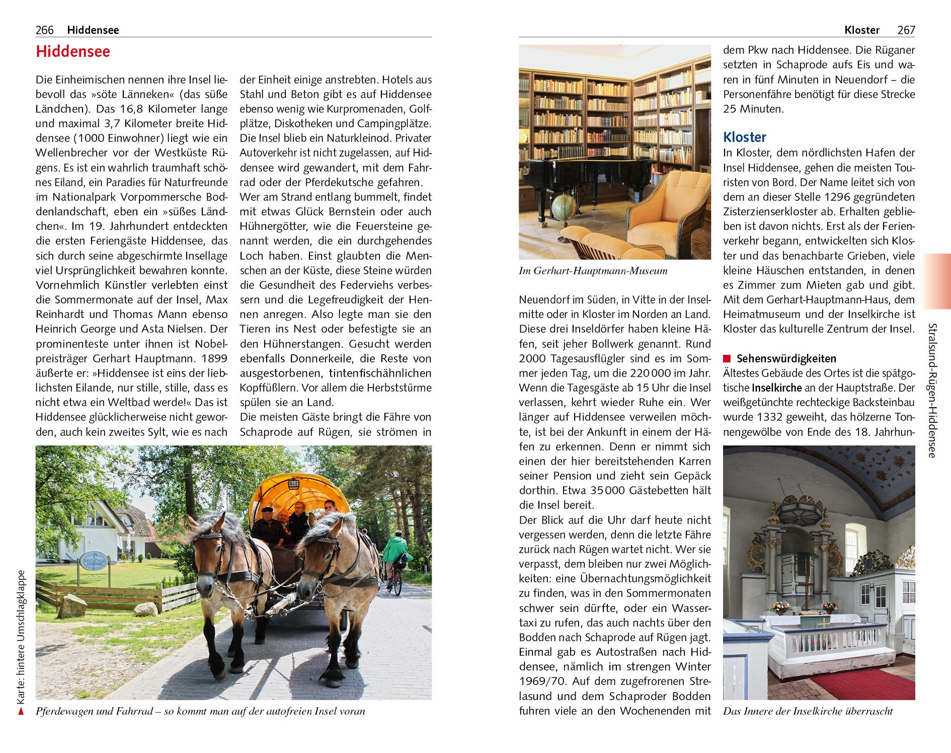 Beispielinhalt (Bild) TRESCHER Reiseführer Ostseeküste Mecklenburg-Vorpommern