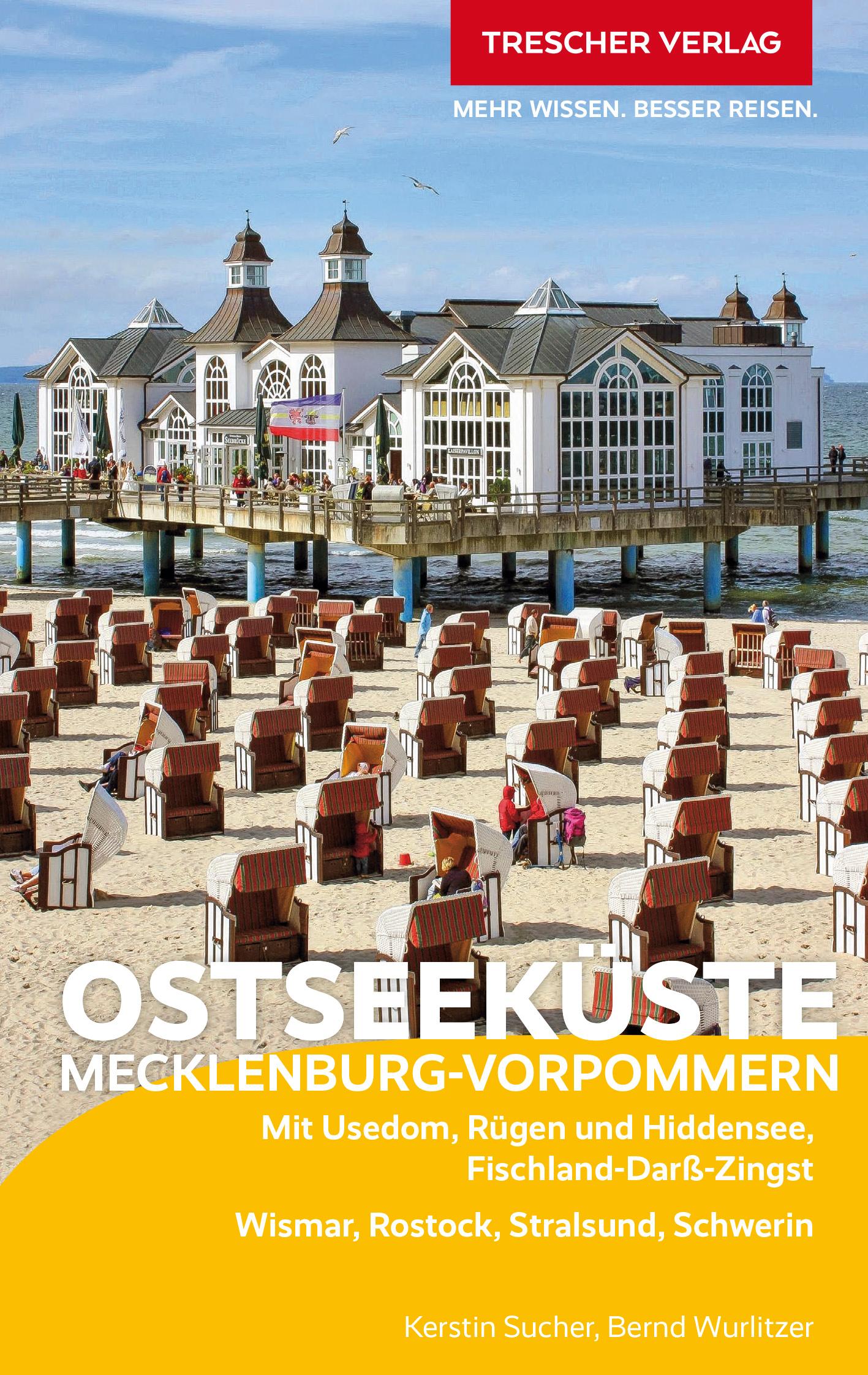 Vorderes Coverbild TRESCHER Reiseführer Ostseeküste Mecklenburg-Vorpommern