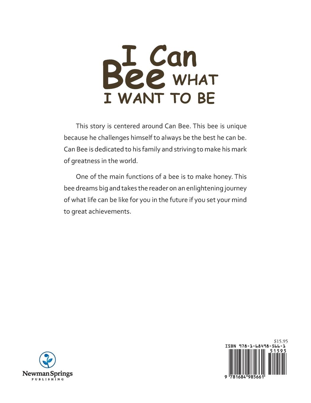 Rückseitencover I Can Bee What I Want to Be