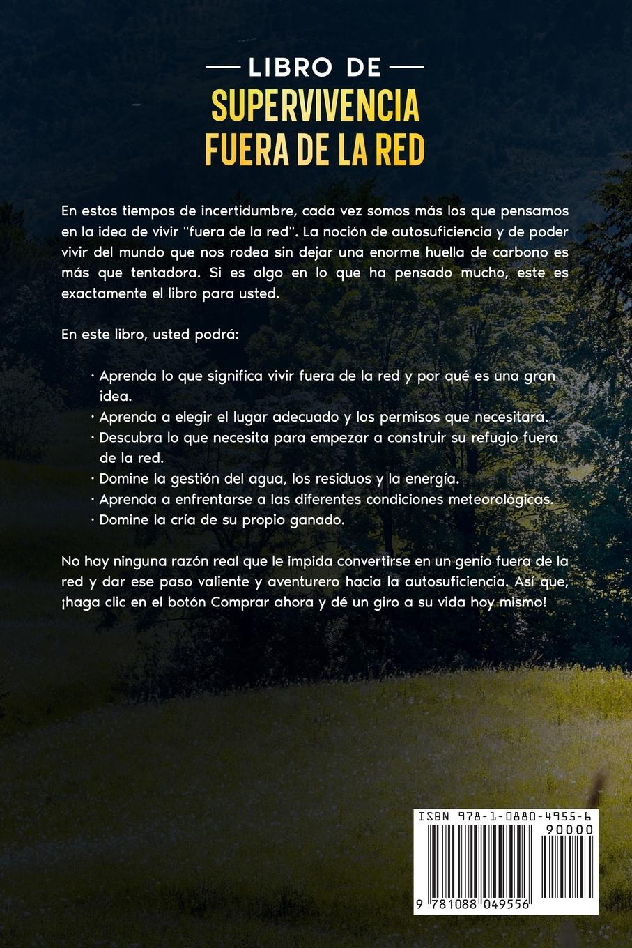Rückseitencover Libro de supervivencia fuera de la red