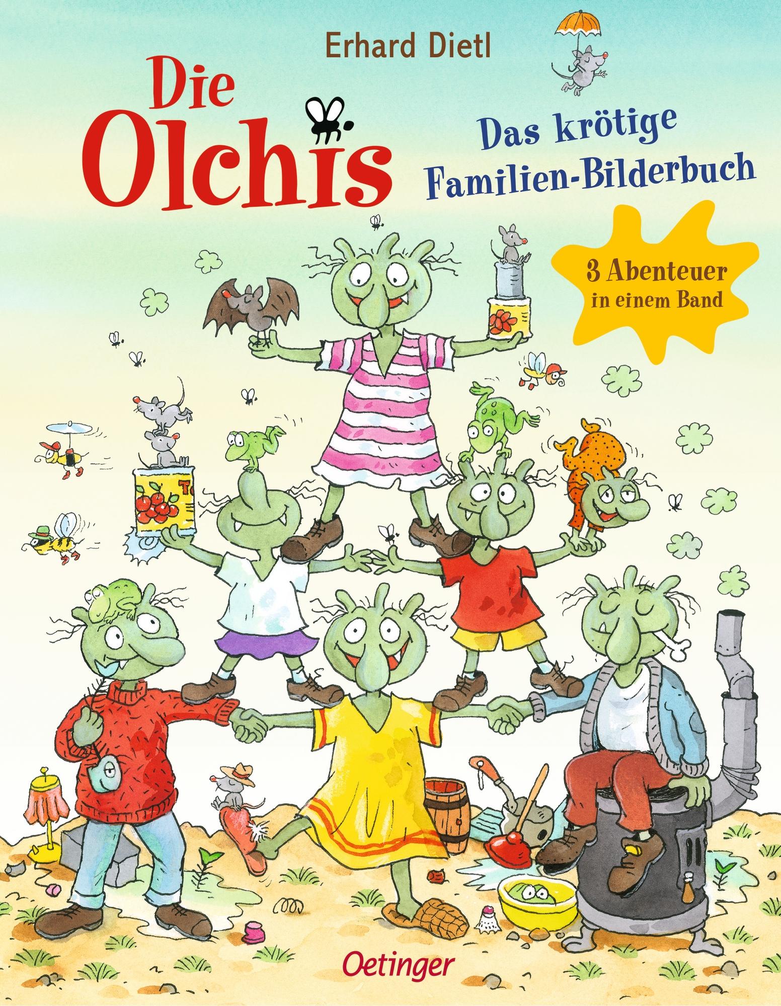 Vorderes Coverbild Die Olchis. Das krötige Familien-Bilderbuch