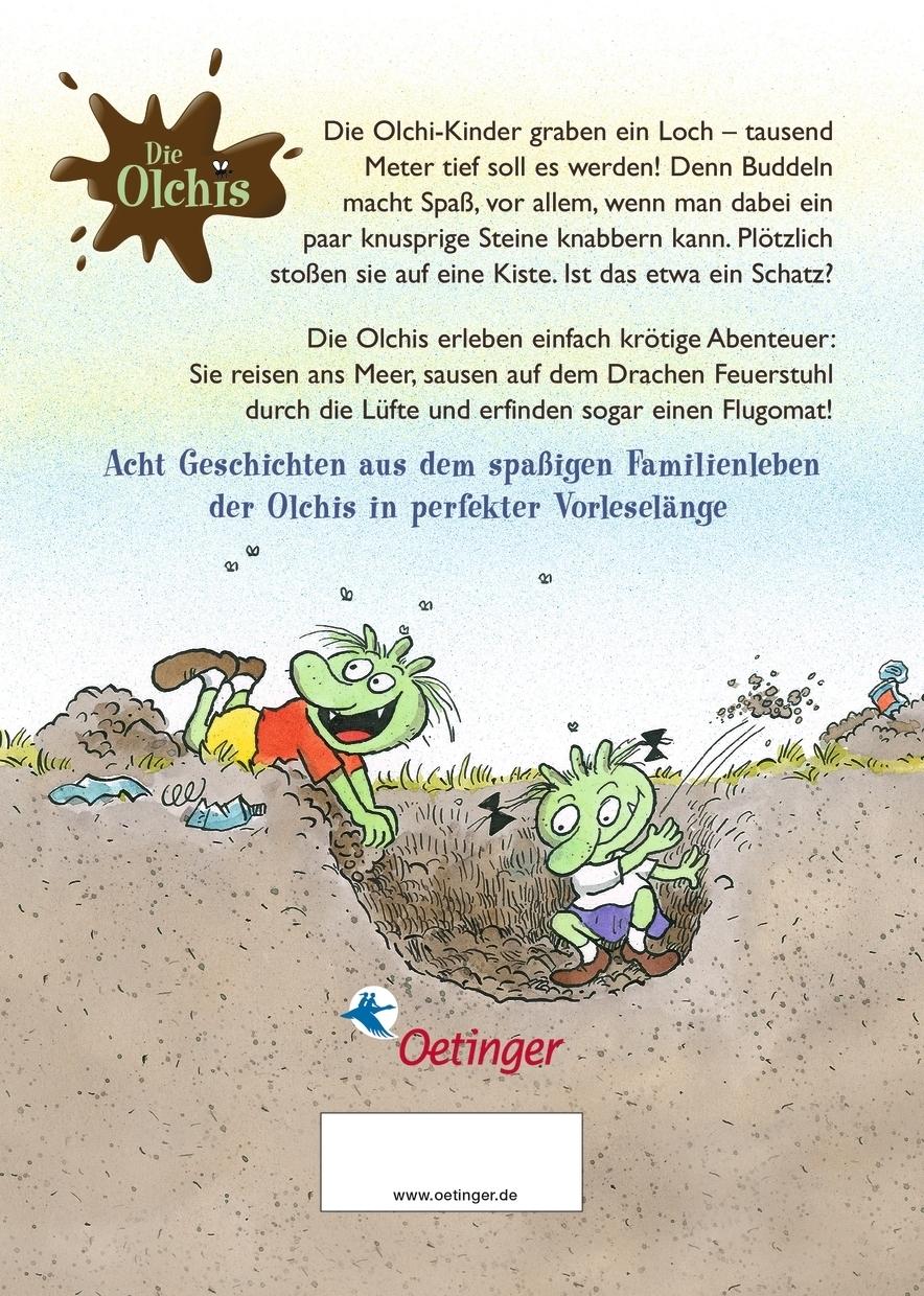 Rückseitencover Die Olchis finden einen Schatz und andere krötige Abenteuer