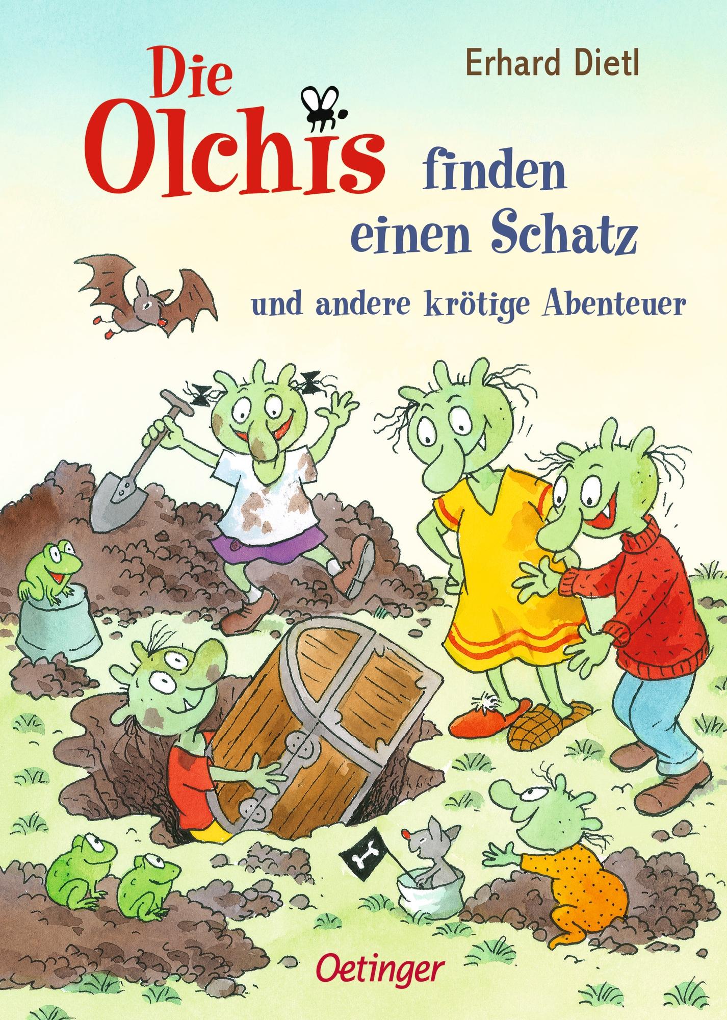Vorderes Coverbild Die Olchis finden einen Schatz und andere krötige Abenteuer