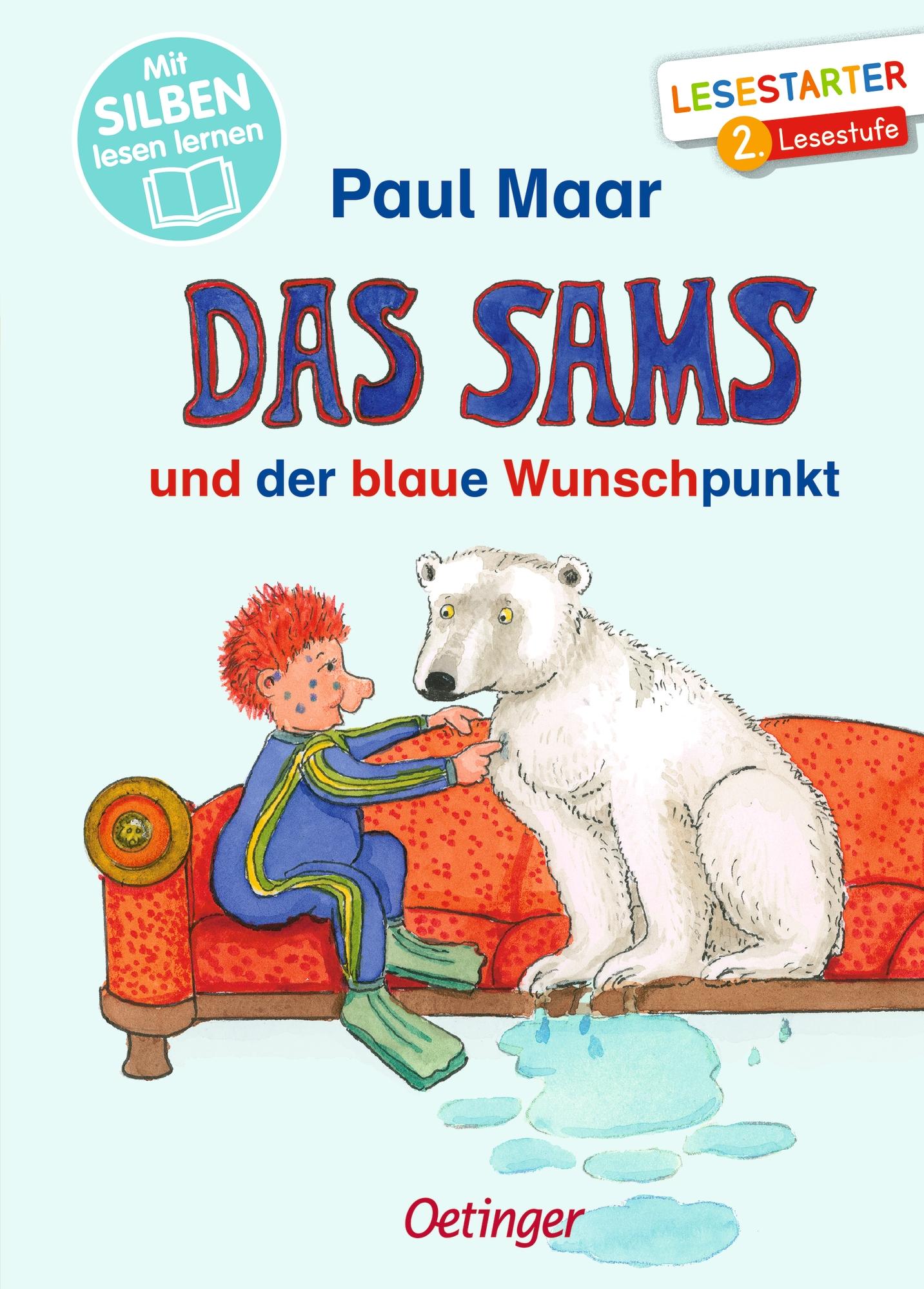 Vorderes Coverbild Das Sams und der blaue Wunschpunkt