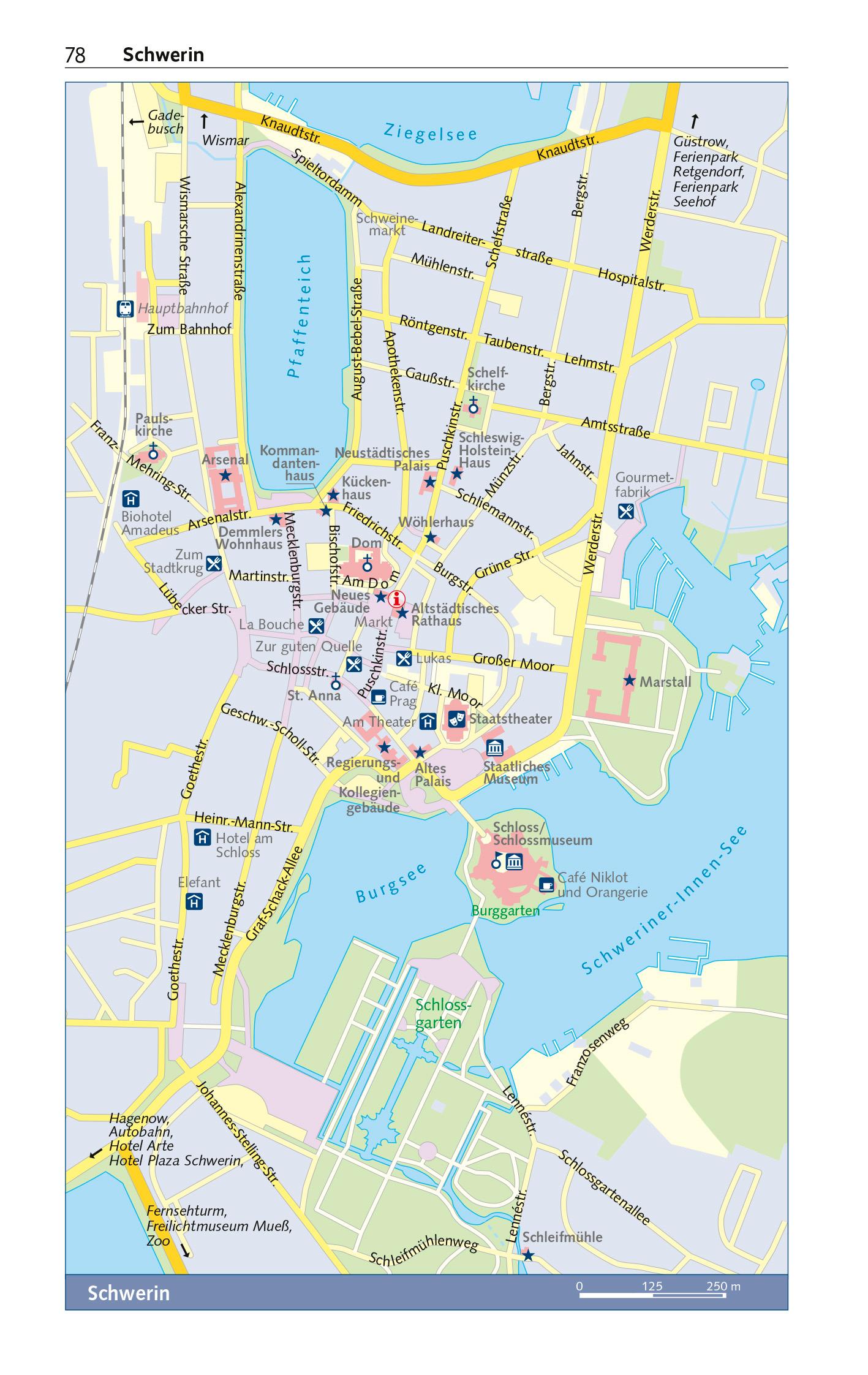 Beispielinhalt (Bild) Reiseführer Mecklenburgische Seenplatte