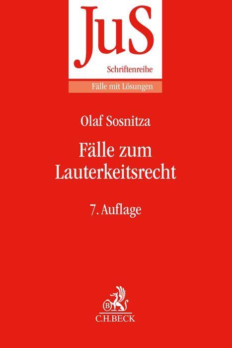Vorderes Coverbild Fälle zum Lauterkeitsrecht