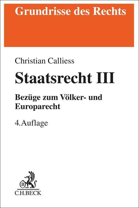 Vorderes Coverbild Staatsrecht III