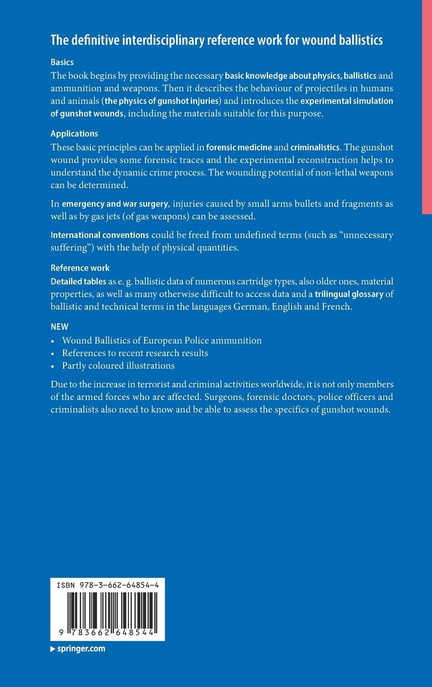 Rückseitencover Wound Ballistics