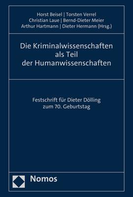 Vorderes Coverbild Die Kriminalwissenschaften als Teil der Humanwissenschaften