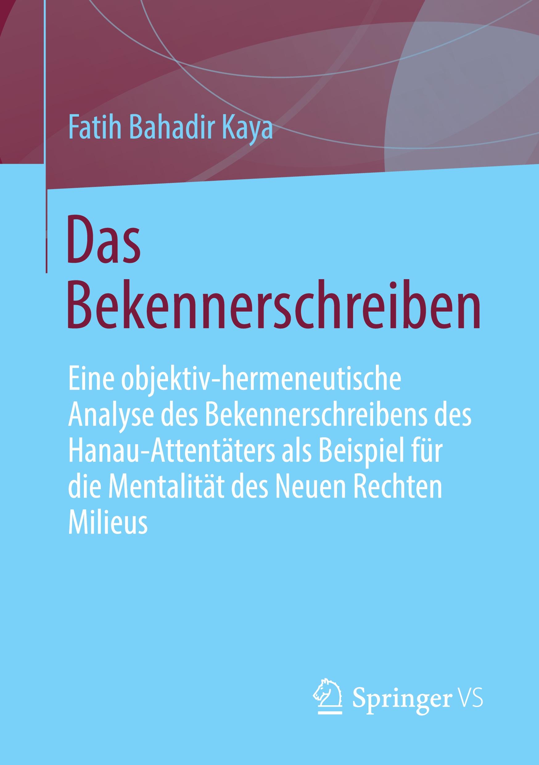 Vorderes Coverbild Das Bekennerschreiben