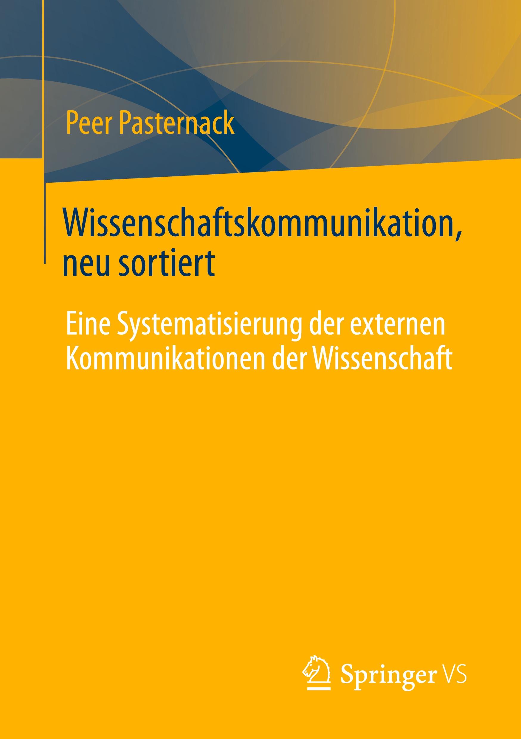 Vorderes Coverbild Wissenschaftskommunikation, neu sortiert