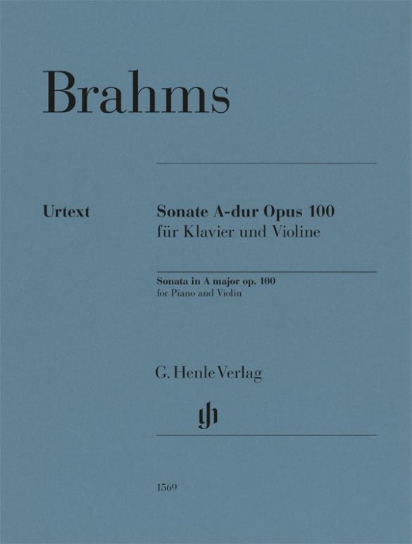 Vorderes Coverbild Johannes Brahms - Violinsonate A-dur op. 100