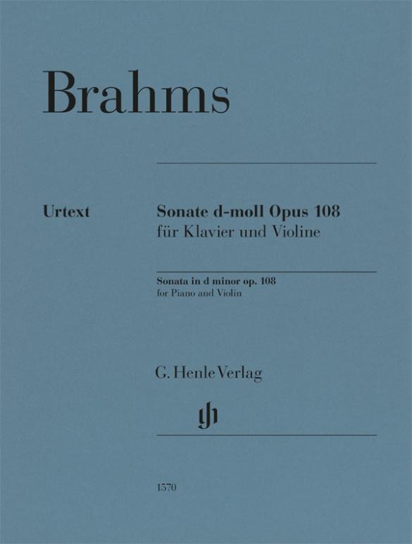 Vorderes Coverbild Johannes Brahms - Violinsonate d-moll op. 108