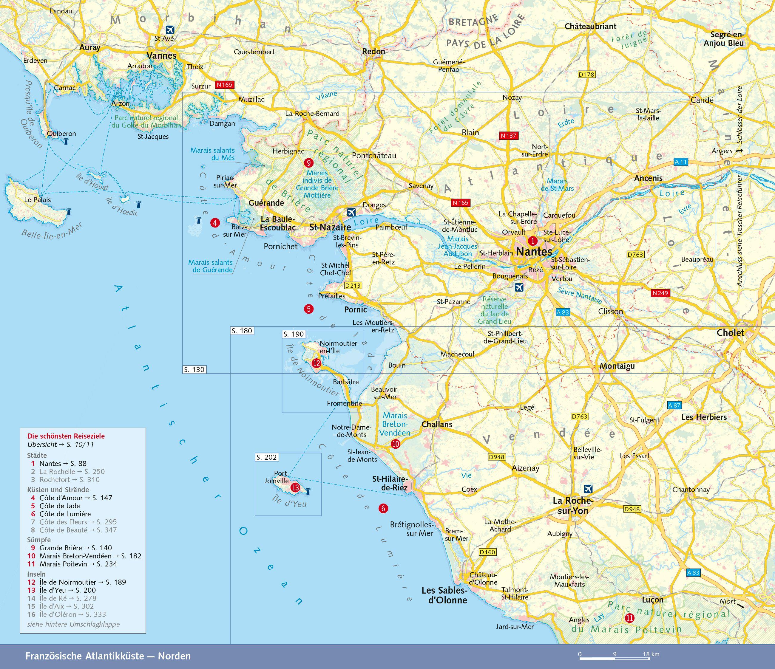 Beispielinhalt (Bild) TRESCHER Reiseführer Französische Atlantikküste