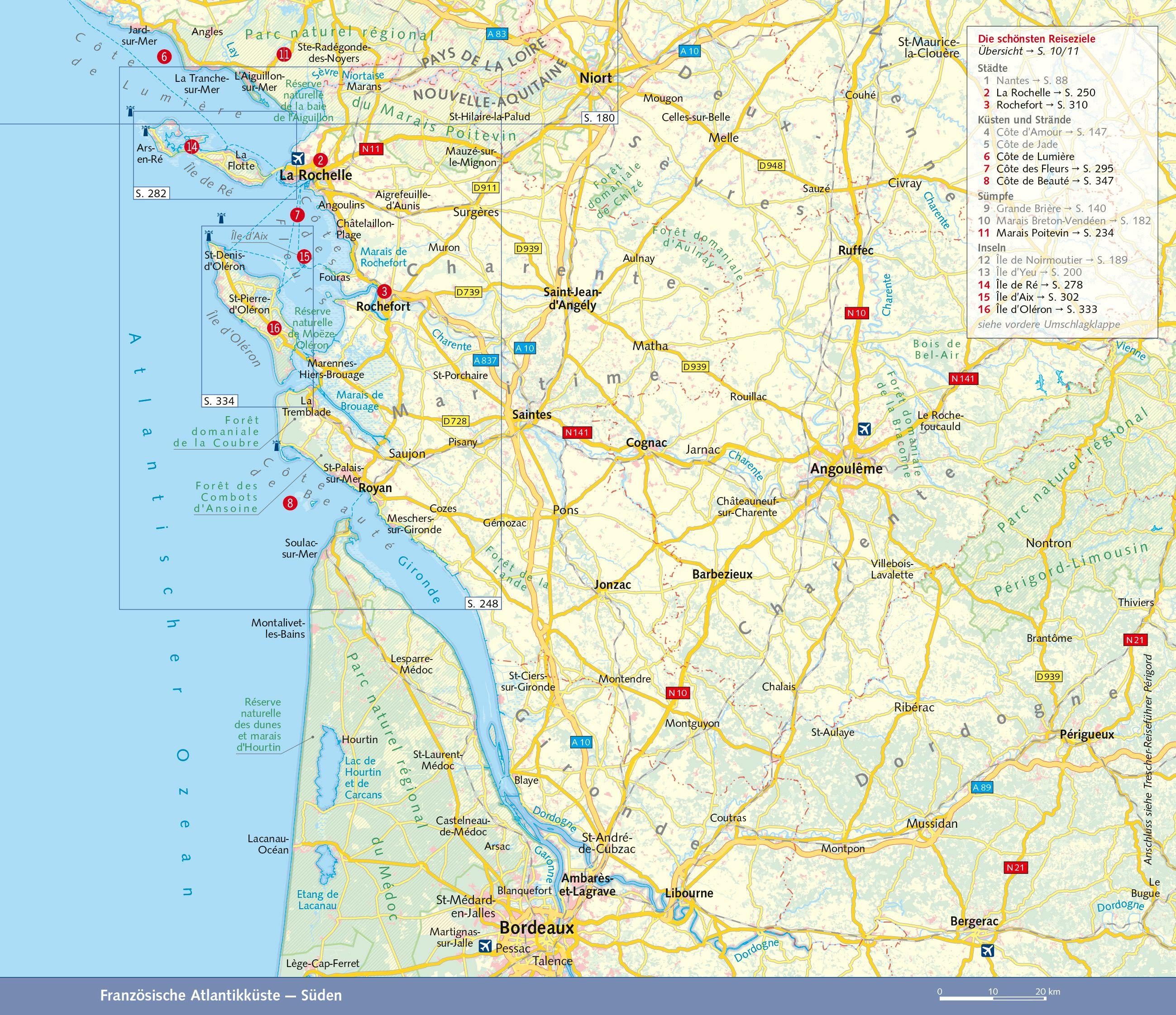 Beispielinhalt (Bild) TRESCHER Reiseführer Französische Atlantikküste
