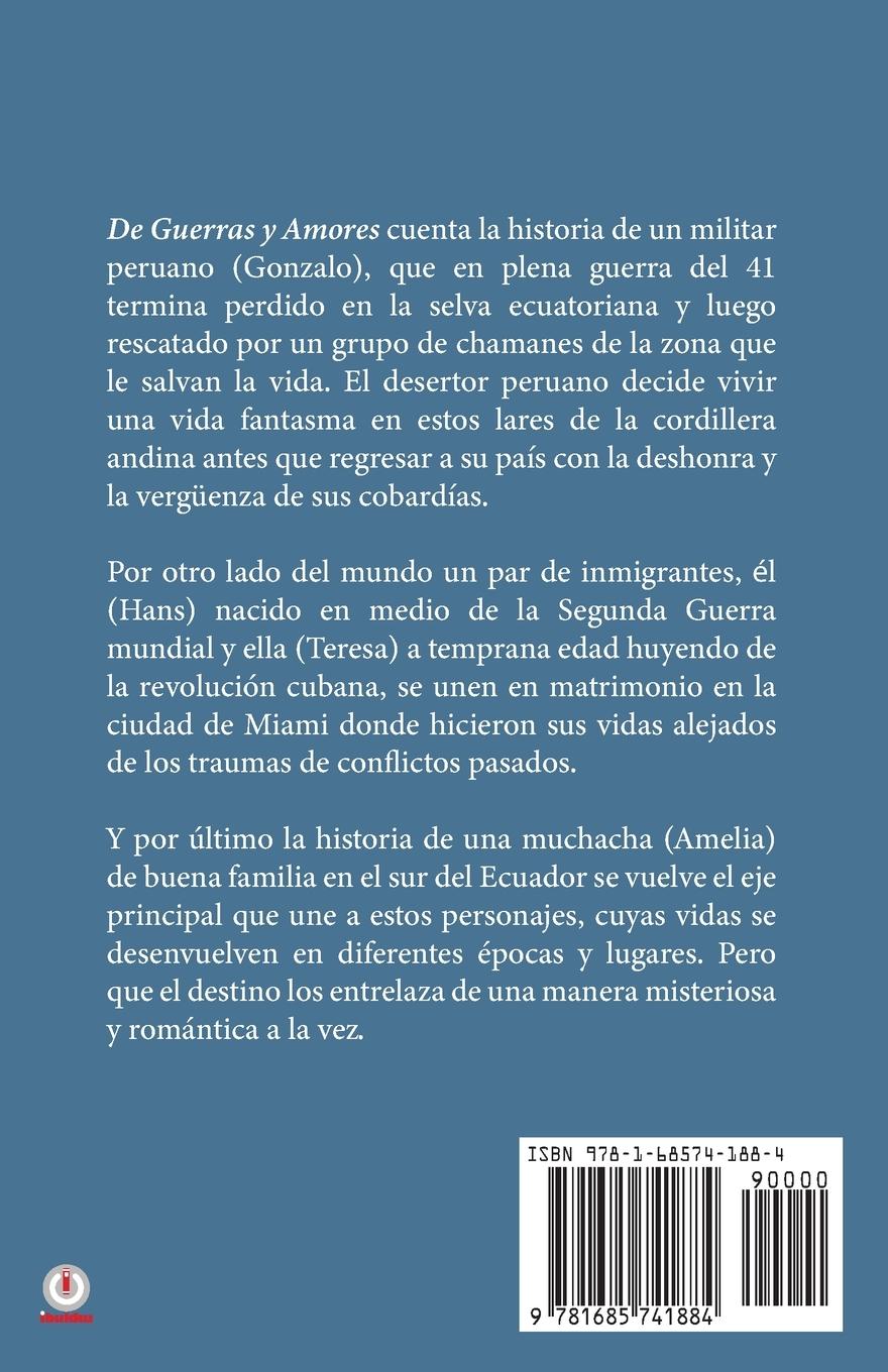 Rückseitencover De guerras y amores